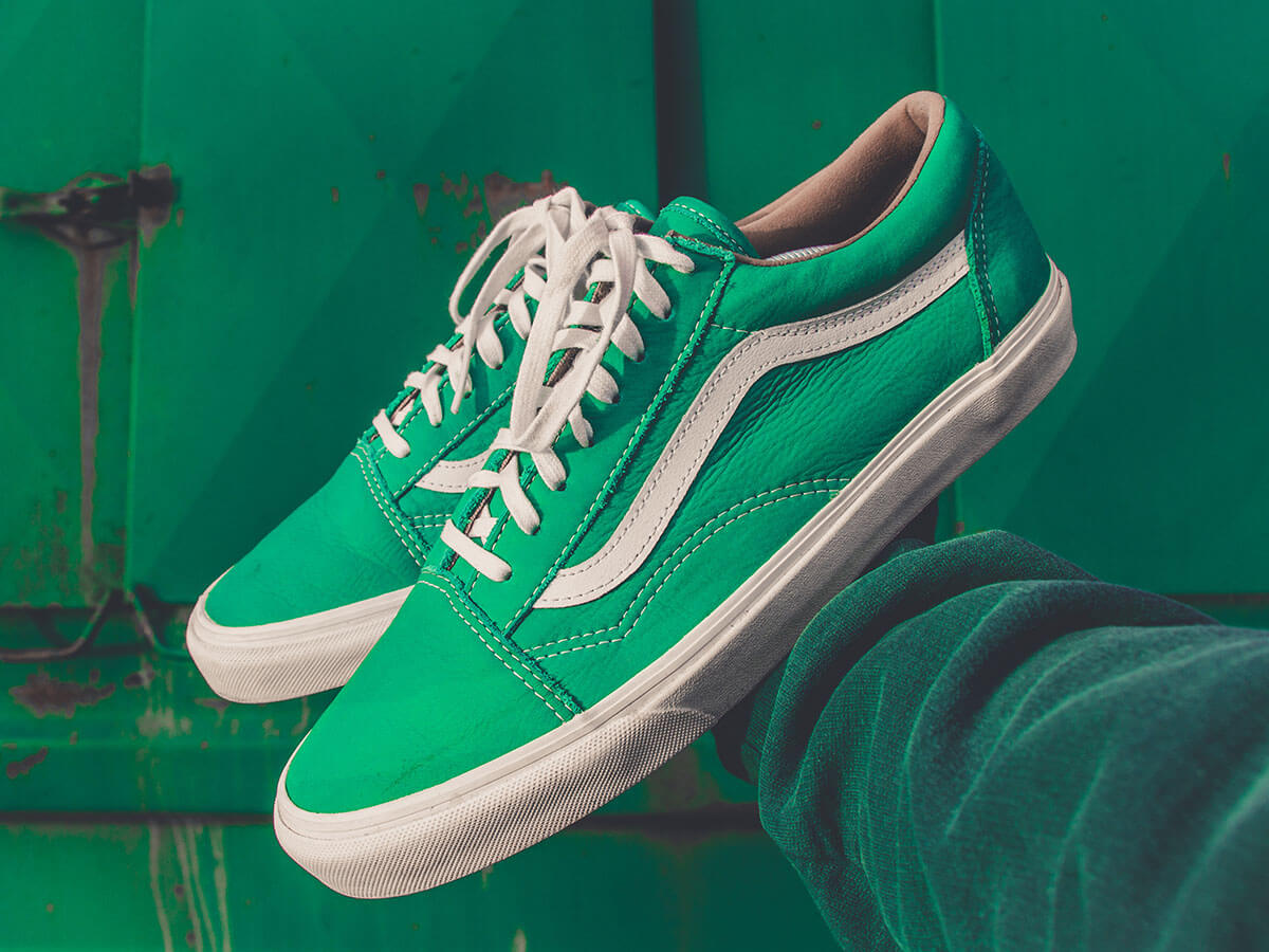 Pair Of Green Sneakers, Style Mistake Or Victory?