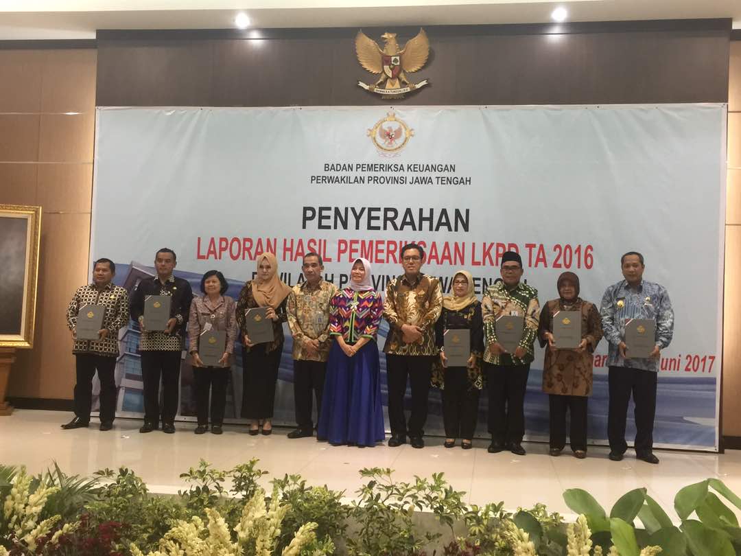 Bupati Purbalingga Terima Penghargaan WTP dari BPK