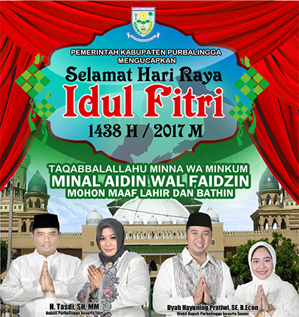 Bupati Tasdi akan melaksanakan Sholat Idul Fitri 1438 H di Alun-Alun Purbalingga