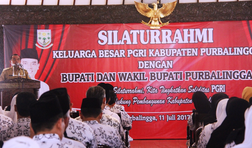 Silaturahmi Dengan PGRI, Bupati Minta Soliditas Guru Terjaga