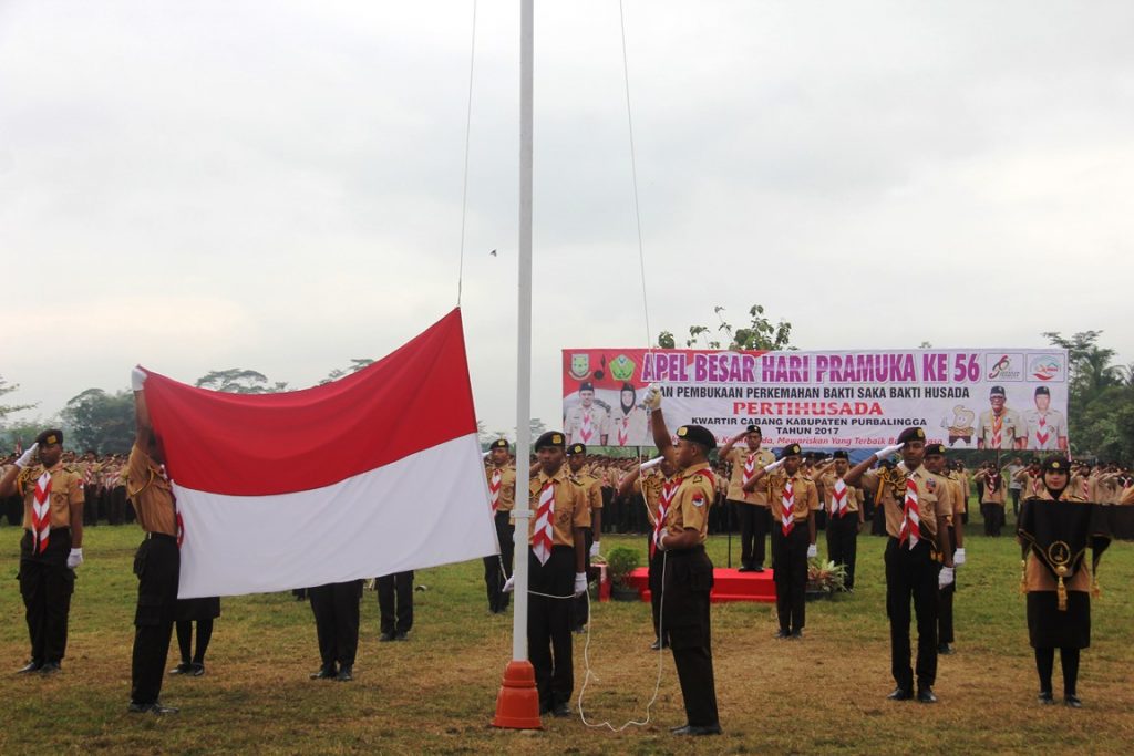 56 Tahun Gerakan Pramuka Konsisten Mendidik Generasi Muda Yang Berkarakter