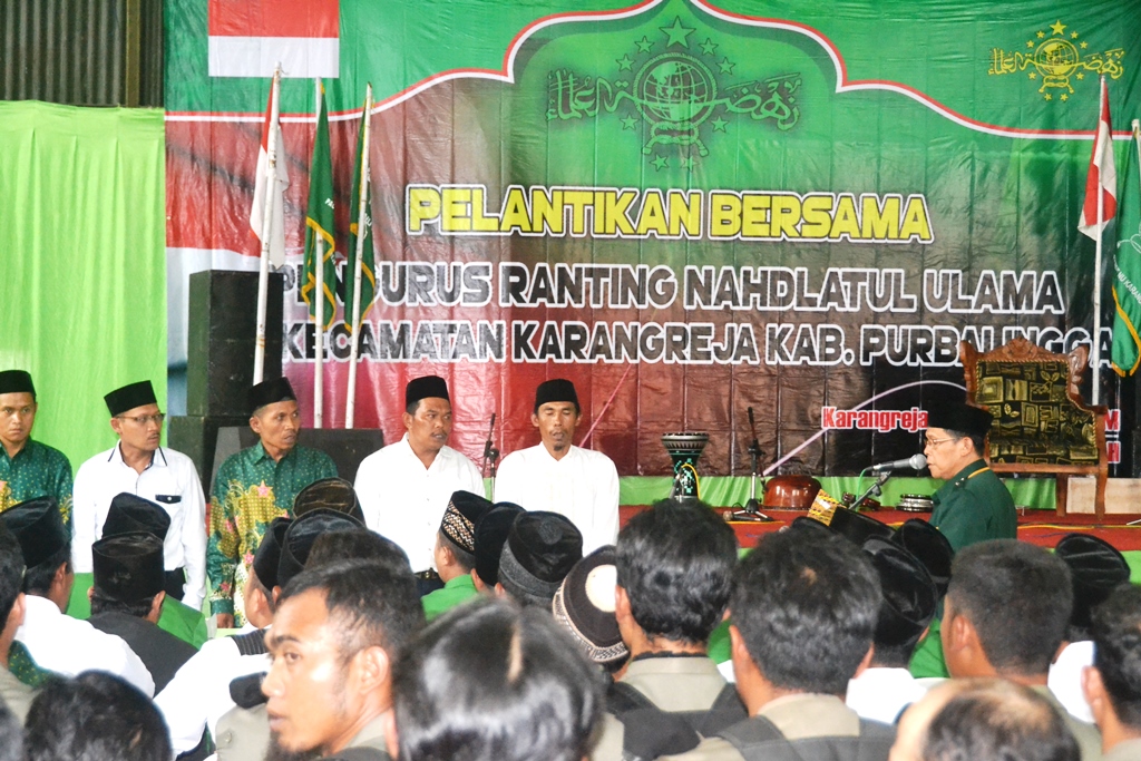 Pengurus Ranting Nu Se Kecamatan Karangreja Dilantik Bersama