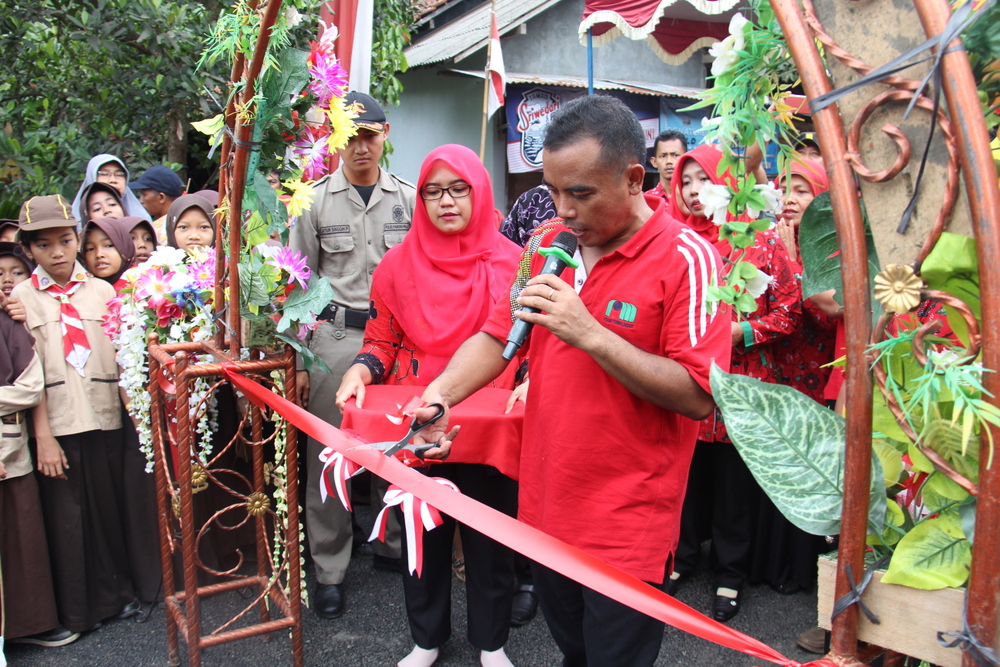 Jembatan Sungai Pranji Desa Sidakangen Diresmikan