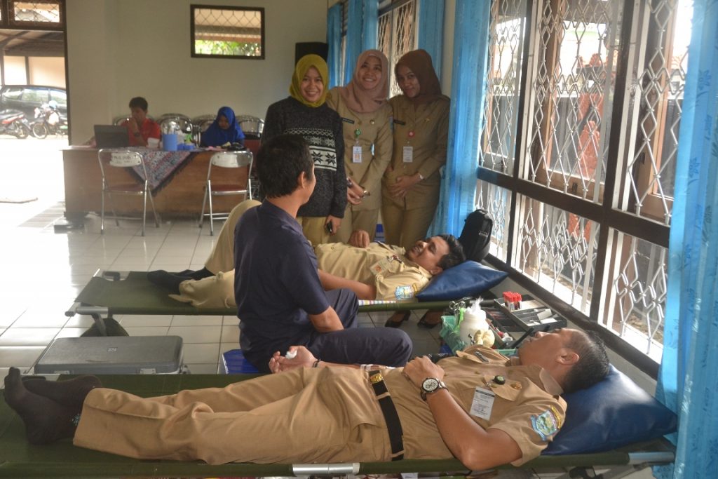 Peringati HUT Korpri ke-46, Anggota Korpri Purbalingga Donor Darah