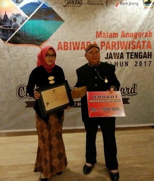 TWP Purbasari Raih Penghargaan Pariwisata Terbaik Tingkat Jateng