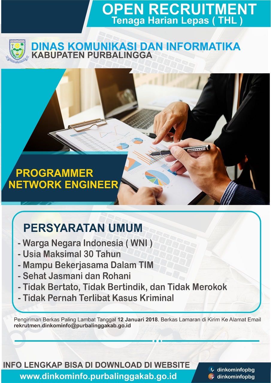 Perkuat SIM E-office, Dinkominfo Rekruitmen 2 Programmer dan 2 Tenaga Jaringan