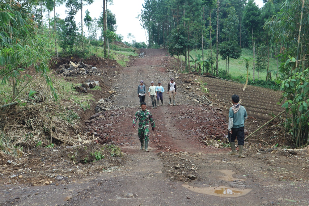 Akses Jalan menuju Kawasan Resort dan Taman Rekreasi Serang Mulai Digarap