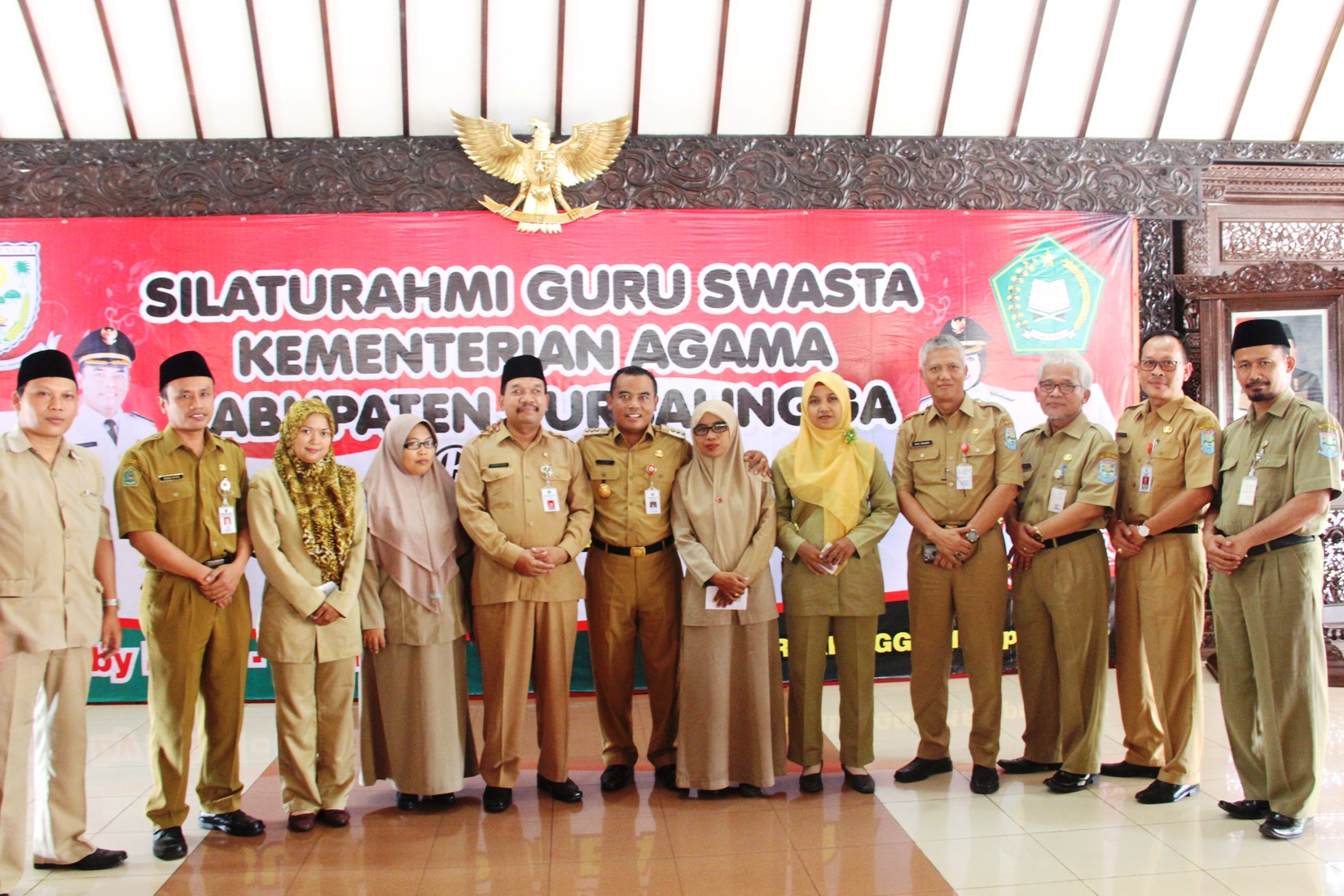 Bupati Kawal Perjuangan PGSI Purbalingga Review UU No. 5 Tahun 2014