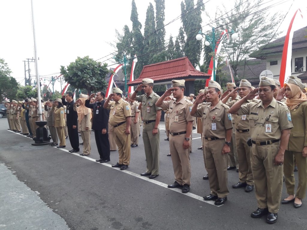 Apel ASN di lingkungan Sekretariat Daerah Kab. Purbalingga, Senin 30 Juli 2018