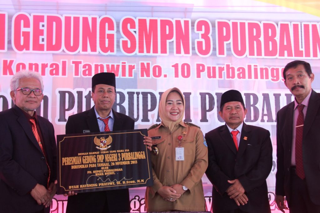 SMP Negeri 3 Purbalingga Diresmikan