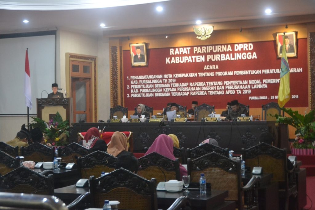 2019, Pemkab dan DPRD Sepakati Susun 23 Raperda