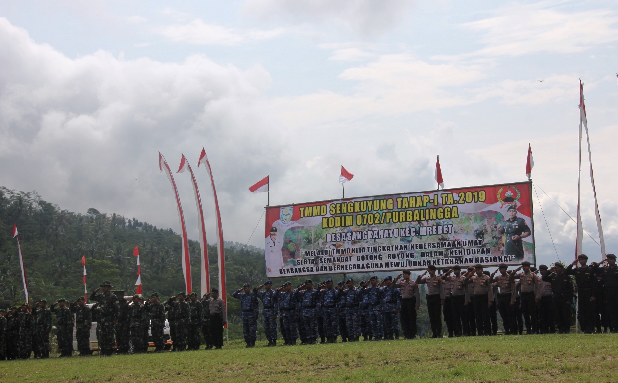 Sasaran TMMD Berhasil 100%, Plt Bupati Apresiasi Sengkuyung Warga Sangkanayu