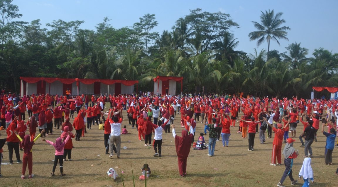 Senam Bersama Perlu Dicontoh Desa-desa yang Lain