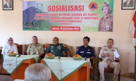 Pemkab Purbalingga Sosialisasikan Kenaikan Tingkat Aktivitas Gunung Slamet