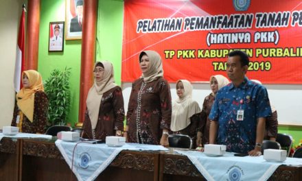 TP PKK Kabupaten Purbalingga Berikan Pelatihan Pemanfaatan Tanah Pekarangan