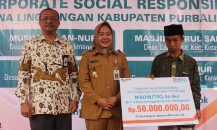 Gedung TPQ An Nur Desa Karanggedang Bakal Direhab Bank BNI46