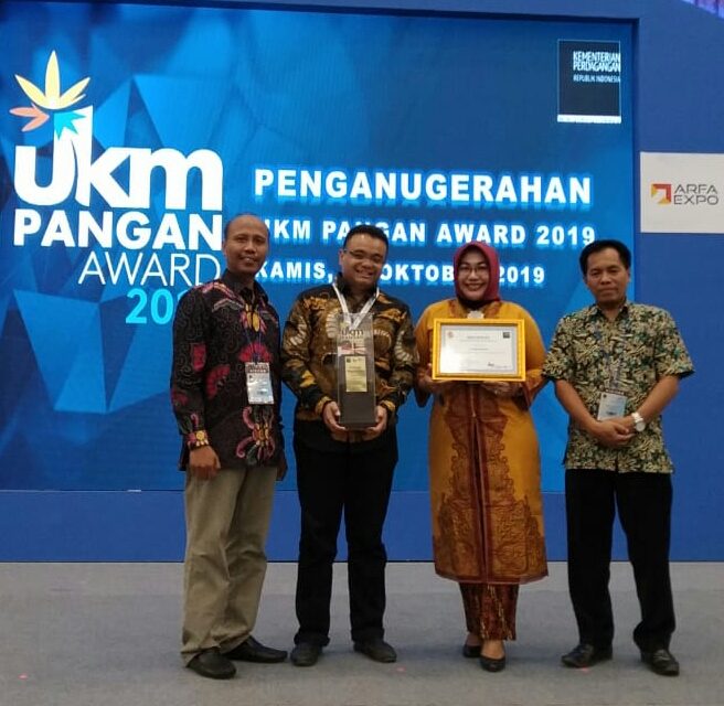 Abon Cap Koki Purbalingga, Juara 1 UKM Pangan Award 2019 Tingkat Nasional