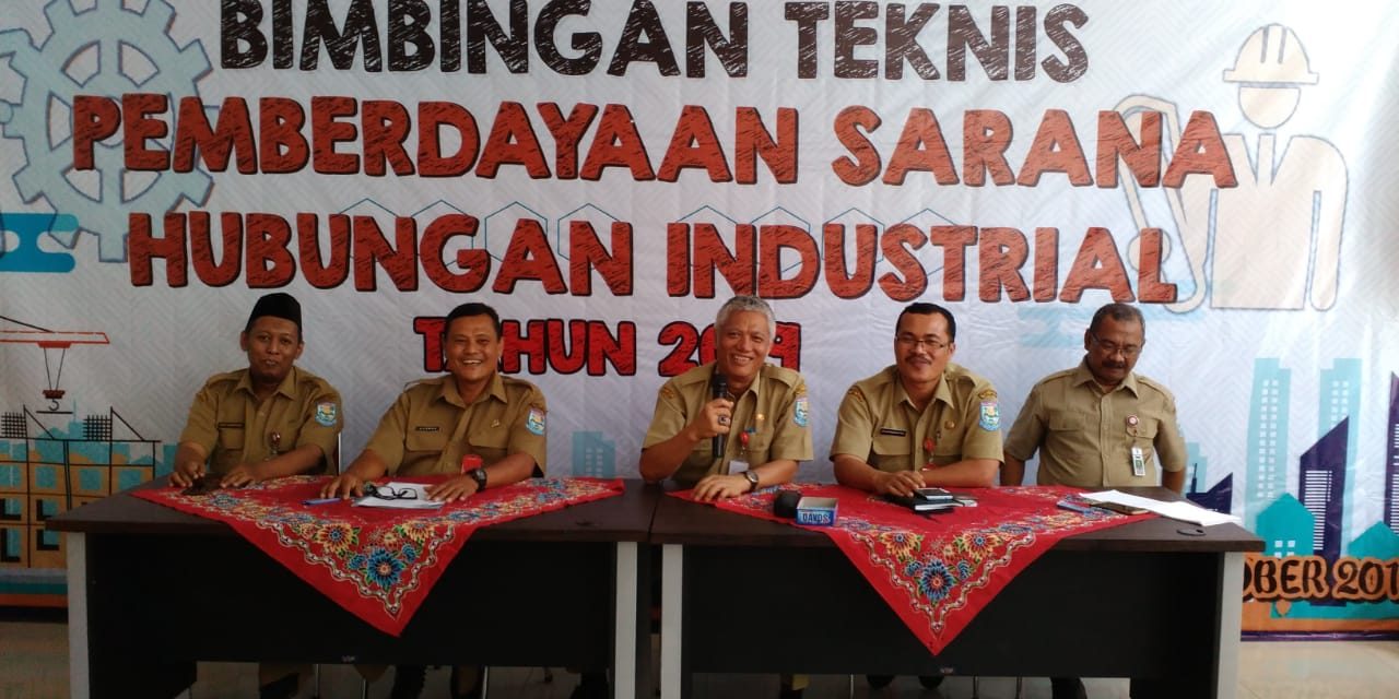 Dinnaker Purbalingga Adakan Bimtek Pemberdayaan Sarana Hubungan Industrial