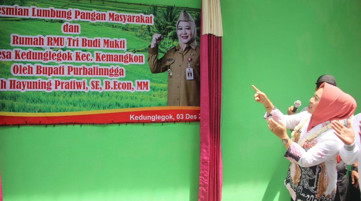 Bupati Tiwi Resmikan Lumbung Pangan Masyaraka