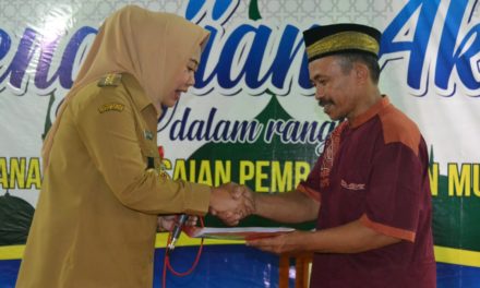 Finishing Mushola Sunan Kalijaga, Bupati Bantu Rp 35 Juta