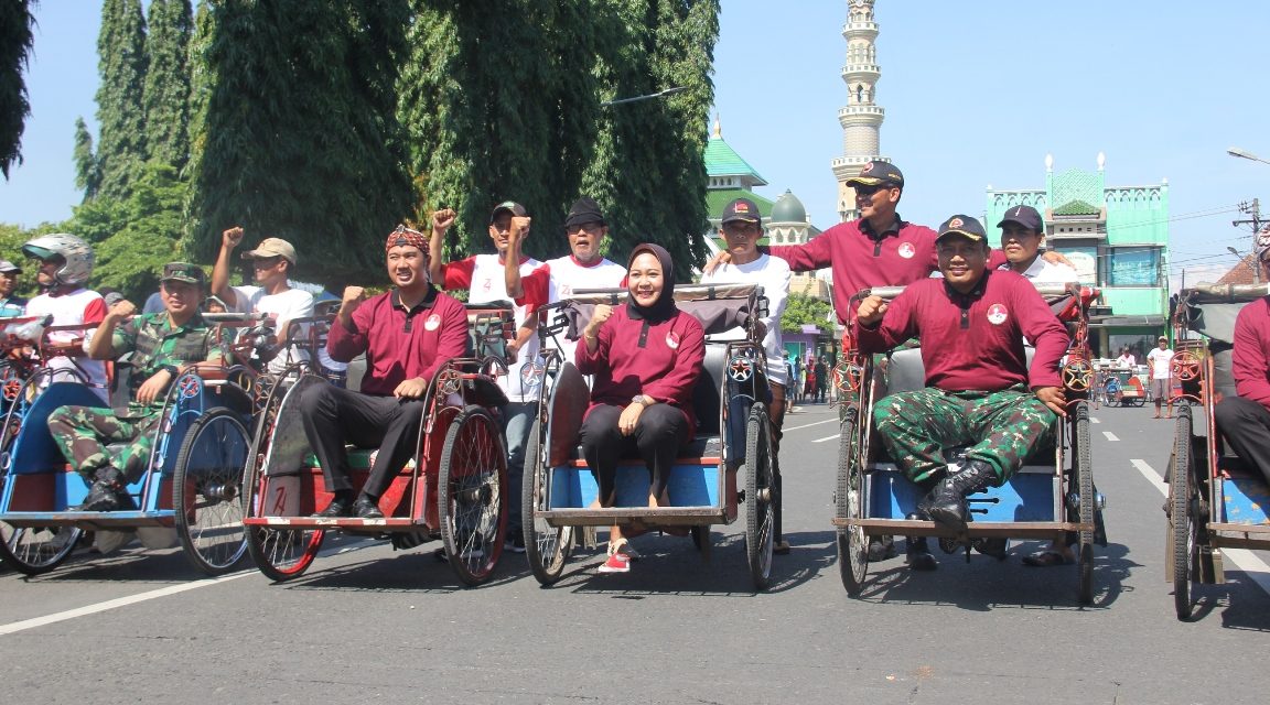 Bupati Tidak Akan Melupakan Abang Becak Purbalingga