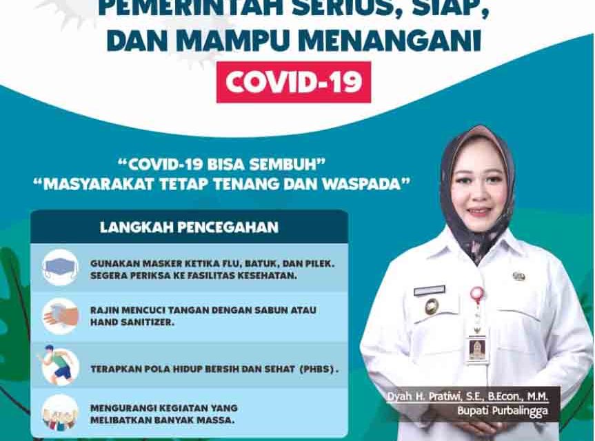 Pemerintah Serius, Siap dan Mampu Menangani Covid-19