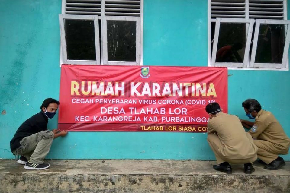 Pemdes Tlahab Lor Sediakan Rumah Karantina