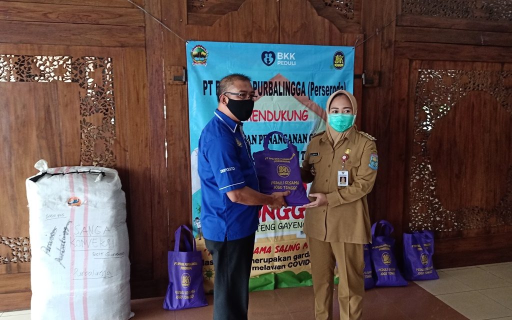 PT BPR BKK Purbalingga Bantu 2000 Paket Sembako, Provinsi 10.000 Masker