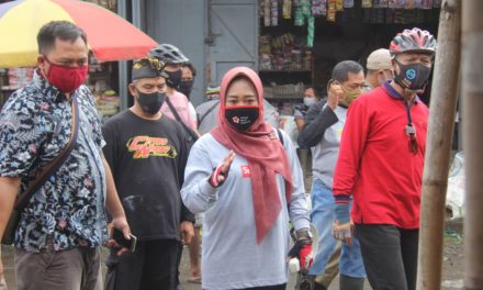 Bupati Sidak Pasar, Dinperindag Lakukan Rekayasa Jarak Antar Pedagang