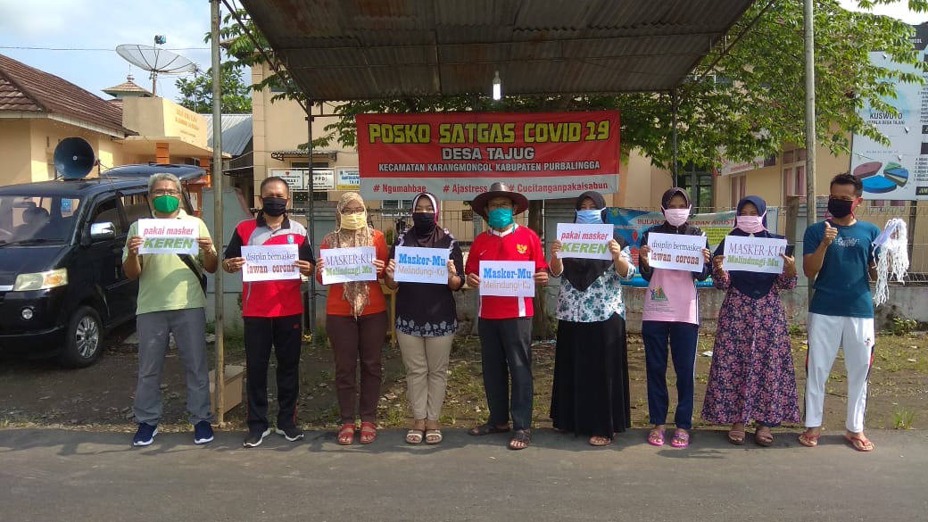 Peringati May Day, dengan Bagikan Masker