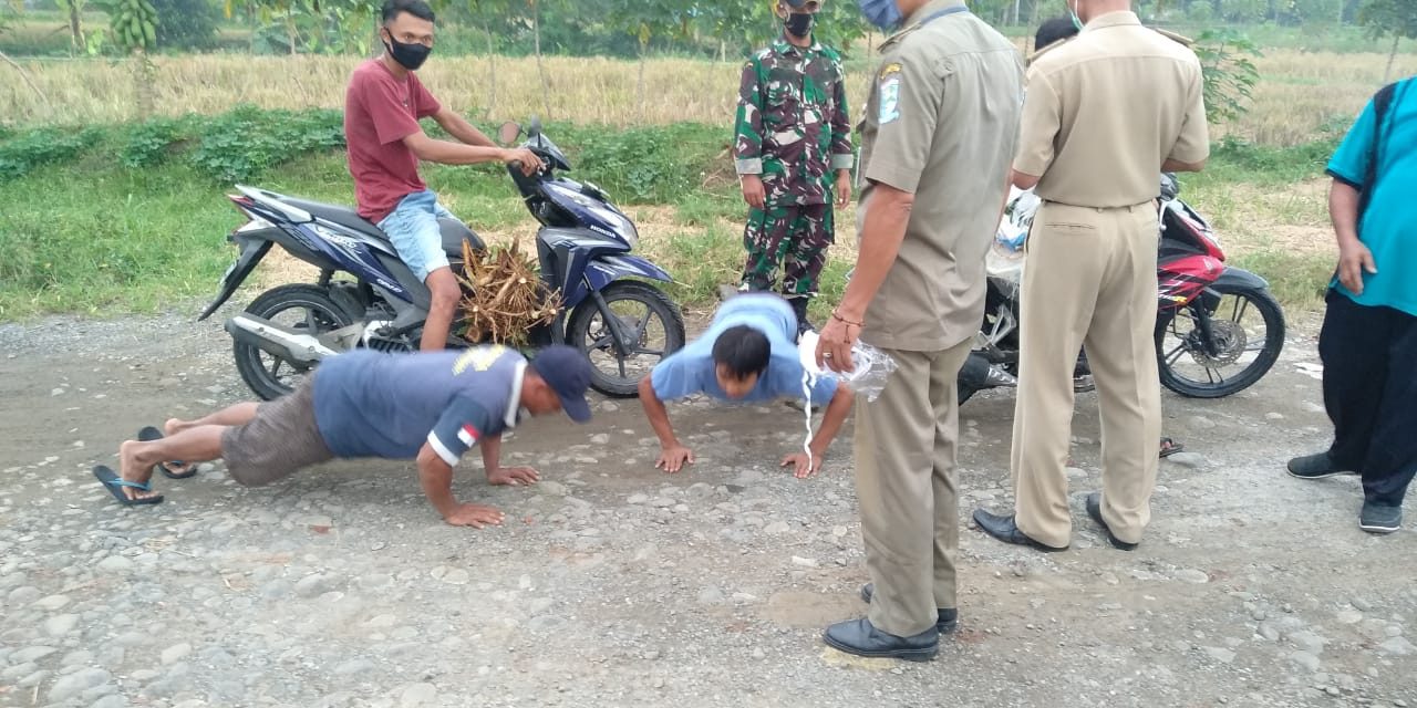 Tidak Pakai Masker Jangan Harap Bisa Masuk Desa Pepedan