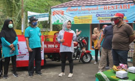 Bank Sampah Bestari Dibantu Kendaraan Operasional