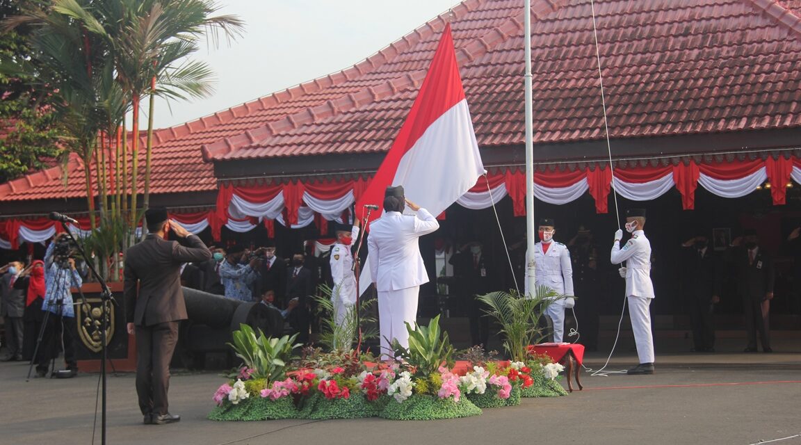 Di Tengah Covid-19, Upacara Kemerdekaan RI Berlangsung Khidmat