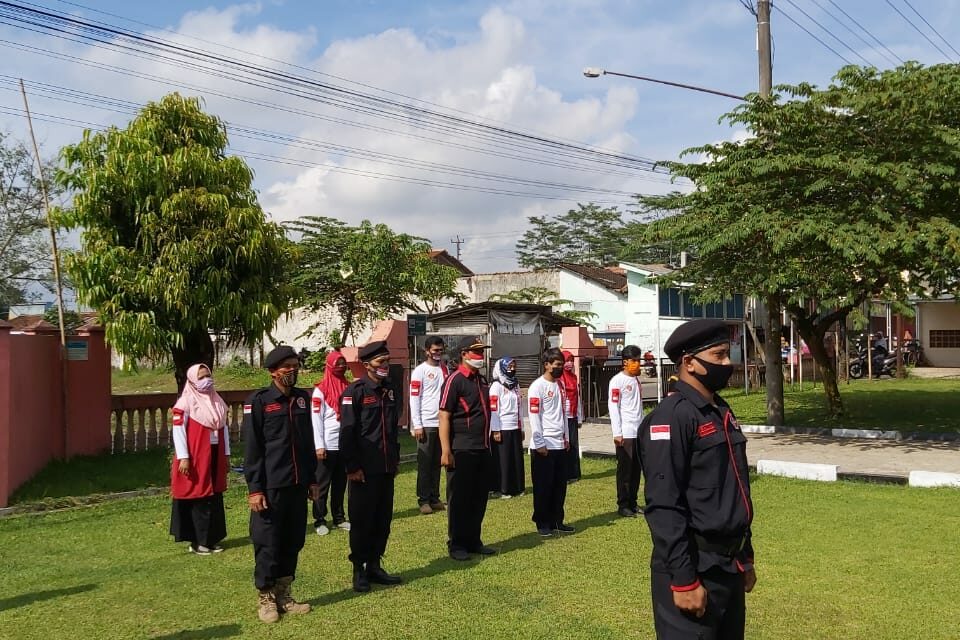 Peringati HUT ke-60, Karang Taruna Bhakti Manunggal Kecamatan Bojongsari Gelar Apel