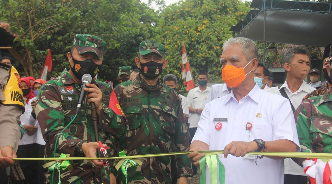 Pembukaan Jalan Baru di Desa Karangturi Selesai 100%