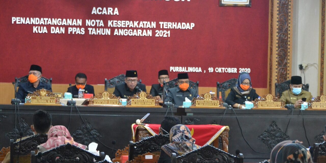 Pemkab Purbalingga dan DPRD Sepakati 5 Kebijakan Umum APBD 2021