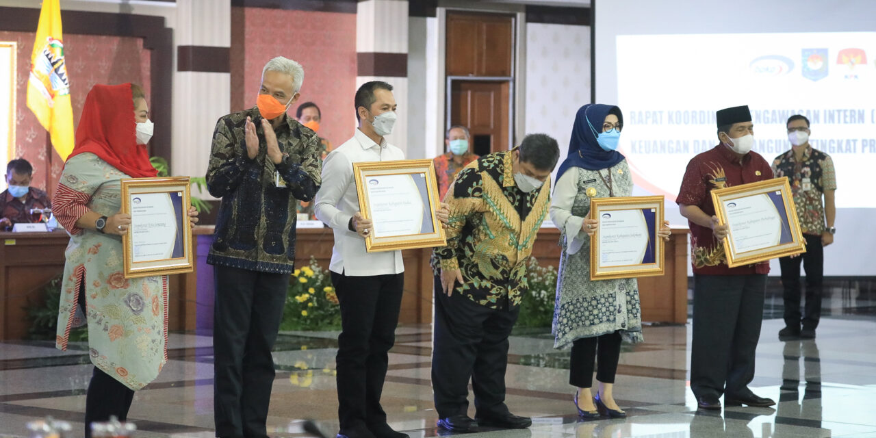 Kapabilitas Aparat Pengawasan Interen Pemkab Purbalingga Raih Penghargaan Level 3