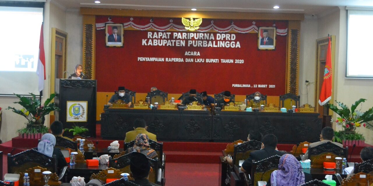 Bupati Sampaikan LKPJ 2020 dan Raperda Kepariwisataan Kepada DPRD