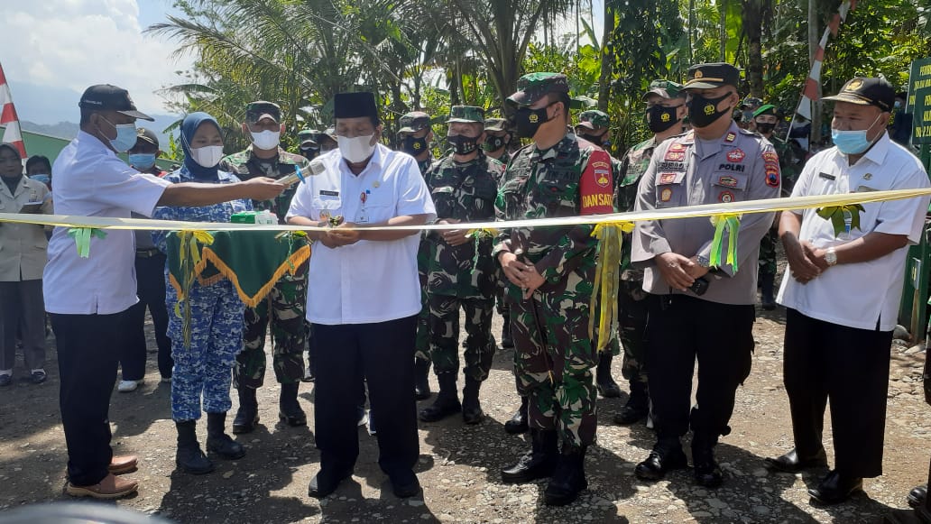 TMMD Reguler Ke-110 di Desa Tumanggal Selesai 100%