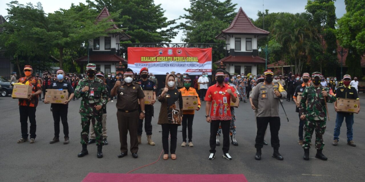 Braling Bersatu Peduli Sosial Bagikan 2500 Bingkisan