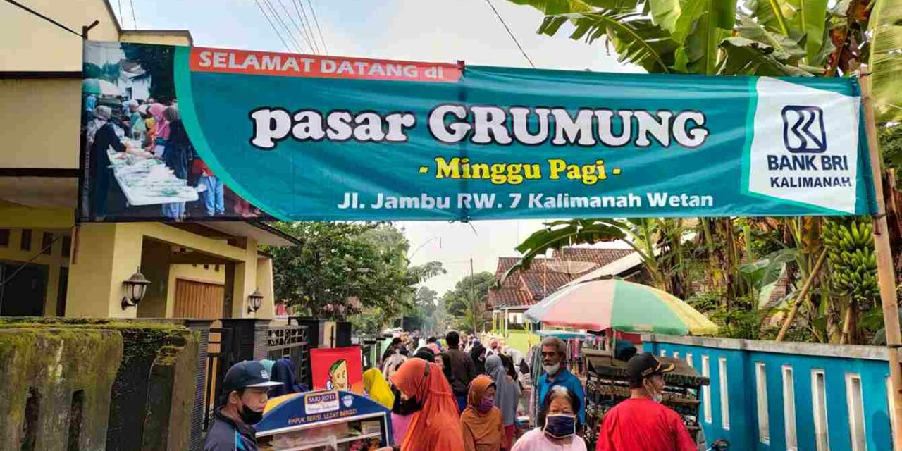 Pasar Grumung RW 07 Kalimanah Wetan Dilirik Lembaga Keuangan