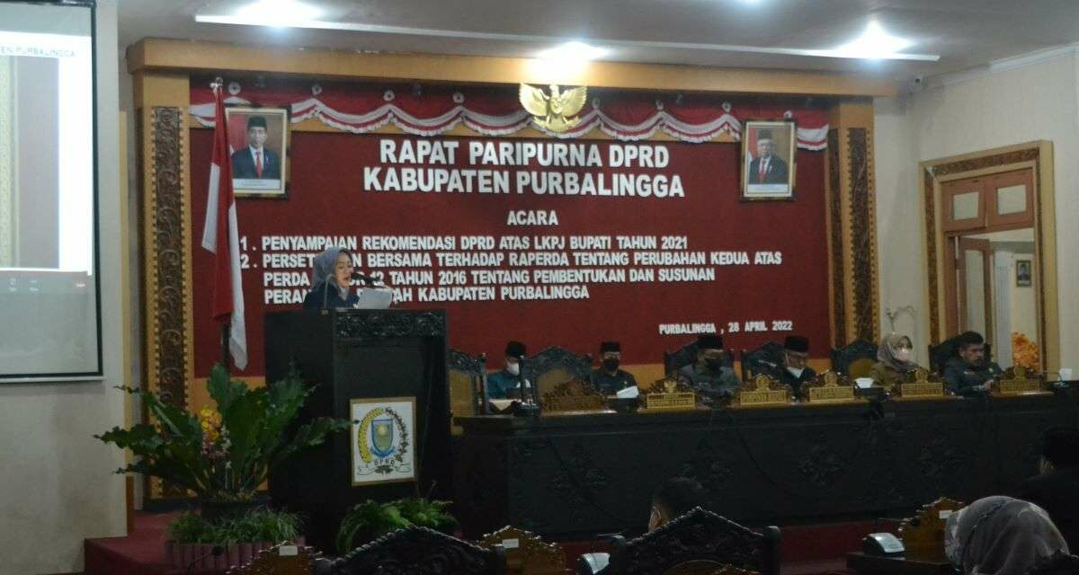 DPRD Sampaikan 10 Rekomendasi Atas LKPJ Bupati Tahun 2021