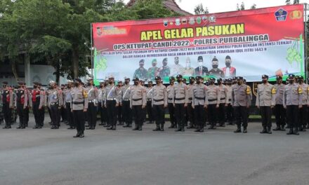 Bupati Purbalingga Pimpin Apel Gelar Pasukan Operasi Ketupat Candi 2022