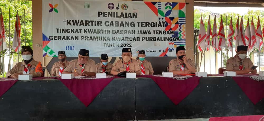 Kwartir Cabang Gerakan Pramuka Kabupaten Purbalingga Ikuti Penilaian Kwartir Cabang Tergiat Tingkat Kwartir Daerah Jawa Tengah