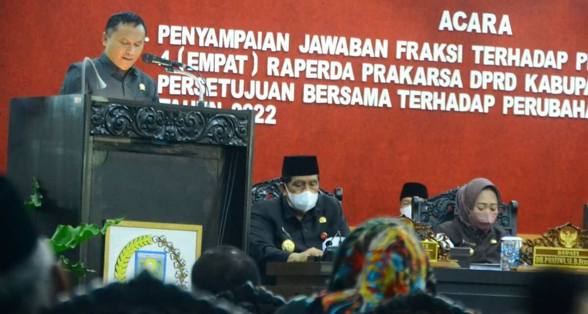 Perluas Manfaat, Dua Raperda Ganti Judul