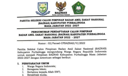 Pengumuman Seleksi Calon Pimpinan Baznas Kab. Purbalingga