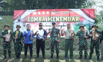 Dalam Rangka HUT Bhayangkara ke-76, Bupati Latihan Menembak Bersama Forkopimda