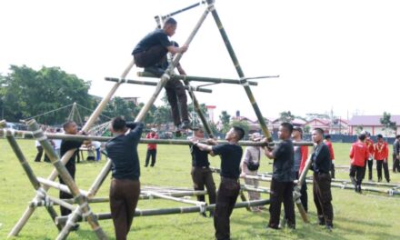 272 Pramuka Penggalang Calon Peserta Jambore Nasional XI Gelar Latihan Gabungan di Purbalingga