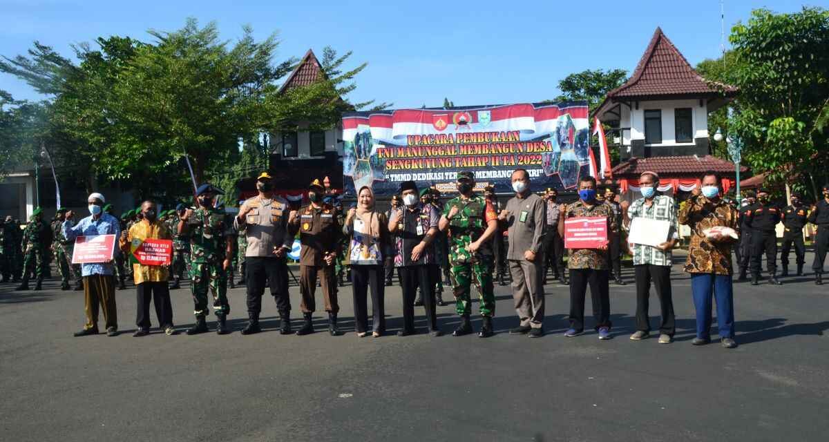 TMMD Sengkuyung Tahap II Bangun Jalan Baru Penghubung Desa Buara – Brakas