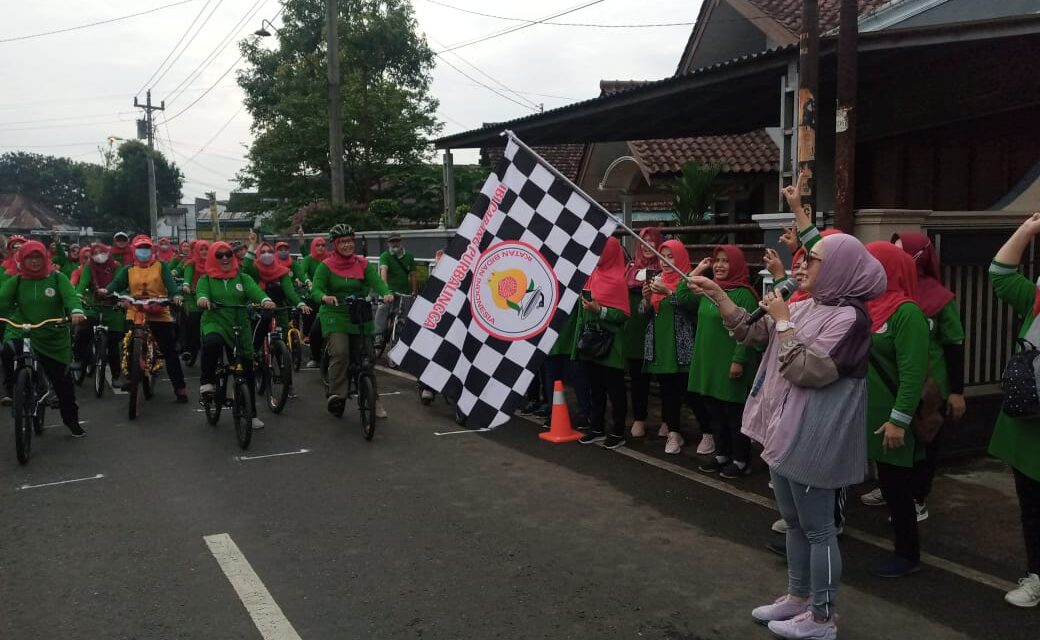 Gowes Sehat IBI Purbalingga, Bupati Berpesan Jaga Kekompakan dan Kebersamaan